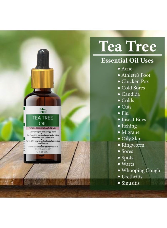 Lovisah TEA TREE OIL to Clears Pimples/Acne, Redness and Bumps with VITAMIN E Oil - Image 4